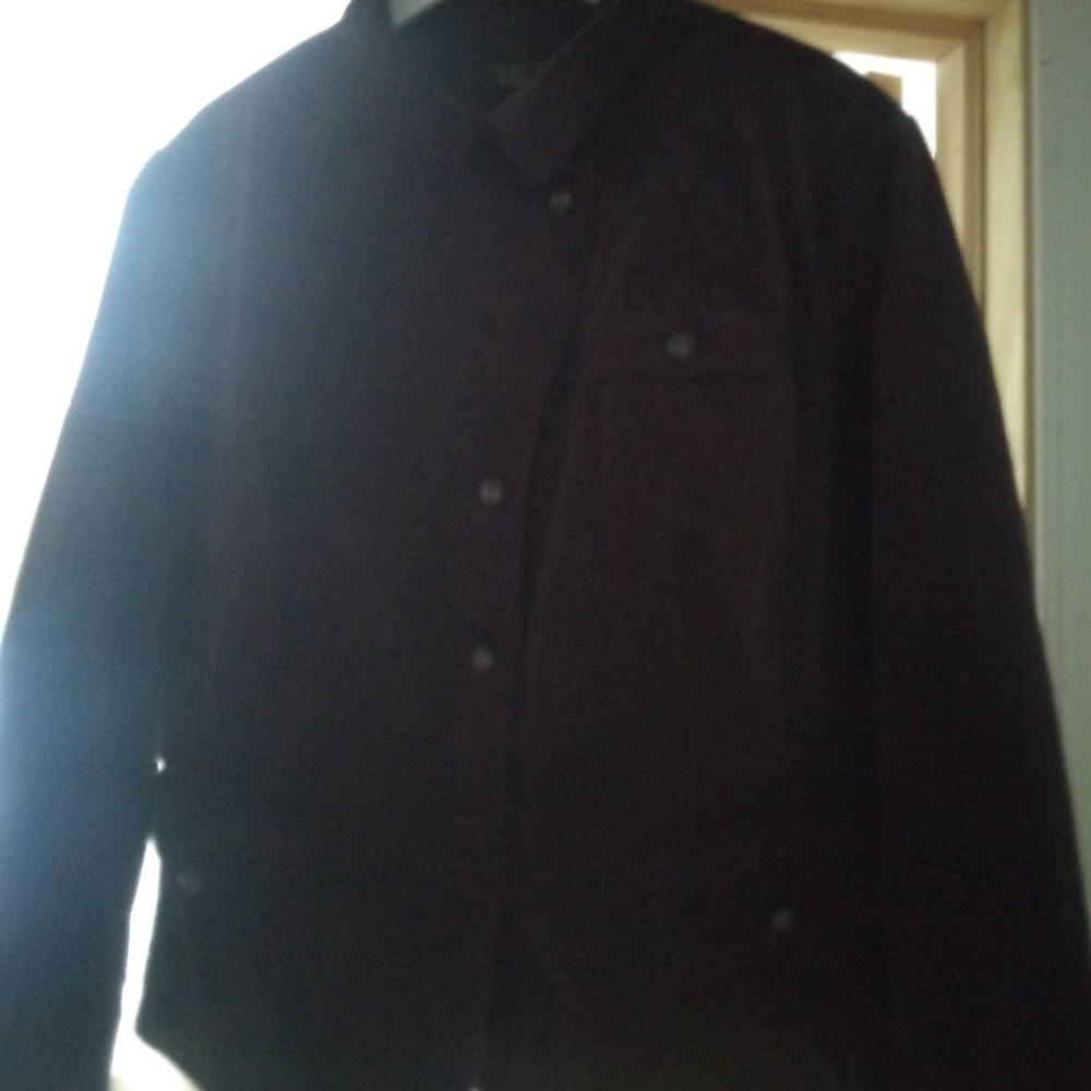 Talbot's petites L, purple velvet jacket.